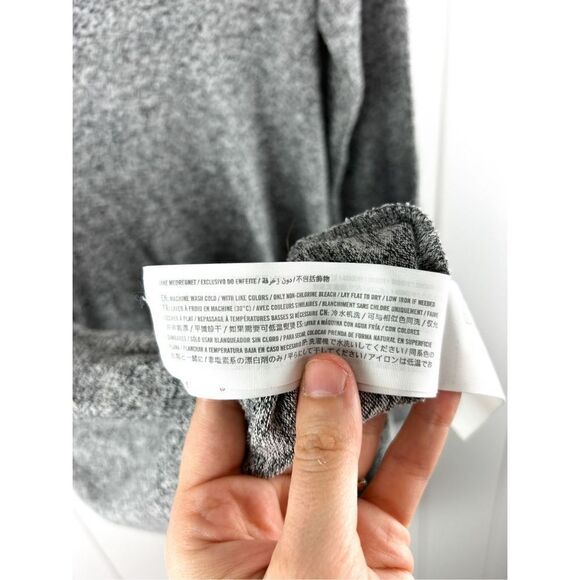 Abercrombie & Fitch Grey Marled Crewneck Long Sleeve Dress Casual Minimalist XS - Picture 8 of 8